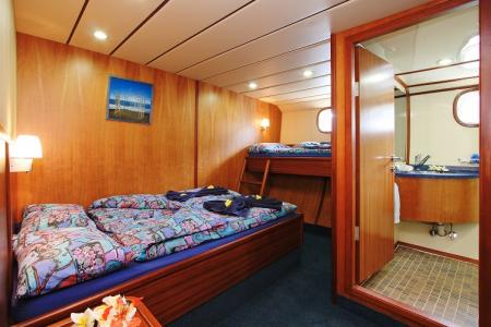 Double + Single Bed Cabin