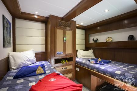Deluxe Staterooms (# 1, 2, 3, 4, 5, 6, 7)