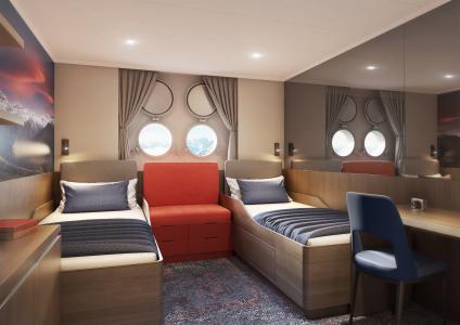 Twin Cabin with Porthole